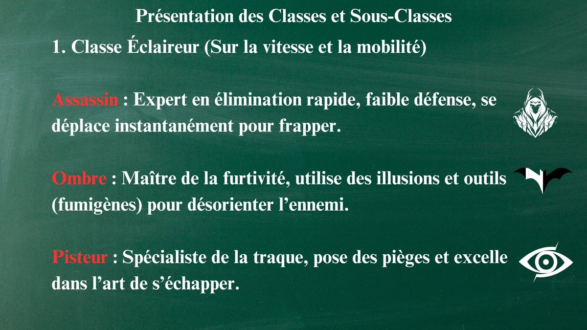 SalahCLR's tweet photo. Comme promis durant le live voici un bref résumé des sous classes ! Merci à tous d’avoir été aussi nombreux (merci à Azze pour les affiches) https://t.co/hGXTQf6u2m