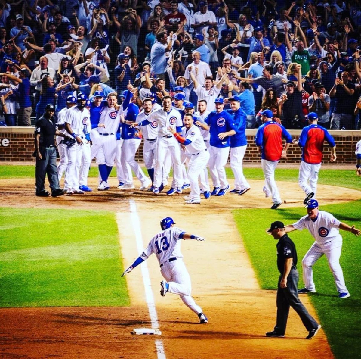 John P Erwin III MD MBA MACC (#BigPoppy ) (@heartotxheartmd) on Twitter photo I recently read about man who collects pictures of hitters who had hit walk-off home runs. He said that the reason he did this is because this is how he views us entering heaven. 
Look at the faces of his teammates waiting to welcome him home. Look at their excitement. They I recently read about man who collects pictures of hitters who had hit walk-off home runs. He said that the reason he did this is because this is how he views us entering heaven. 
Look at the faces of his teammates waiting to welcome him home. Look at their excitement. They