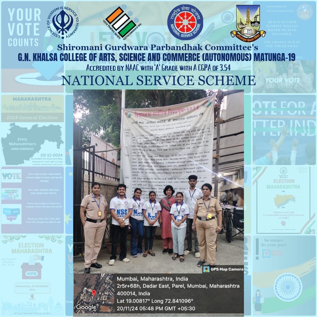 N.S.S UNIT OF GURU NANAK KHALSA COLLEGE tweet media