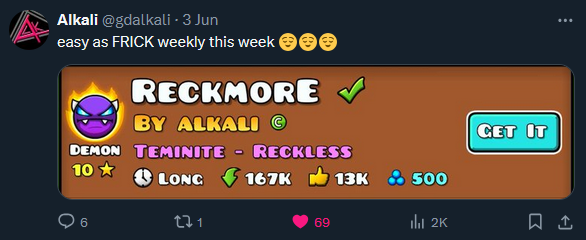 gdalkali's tweet photo. That random moment when you like your post to get to 69 https://t.co/V6JbqUNlG8