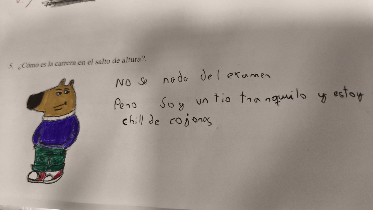 efsafa's tweet photo. Contestaciones que te encuentras corrigiendo exámenes 🫣 https://t.co/j1yddvUHuE