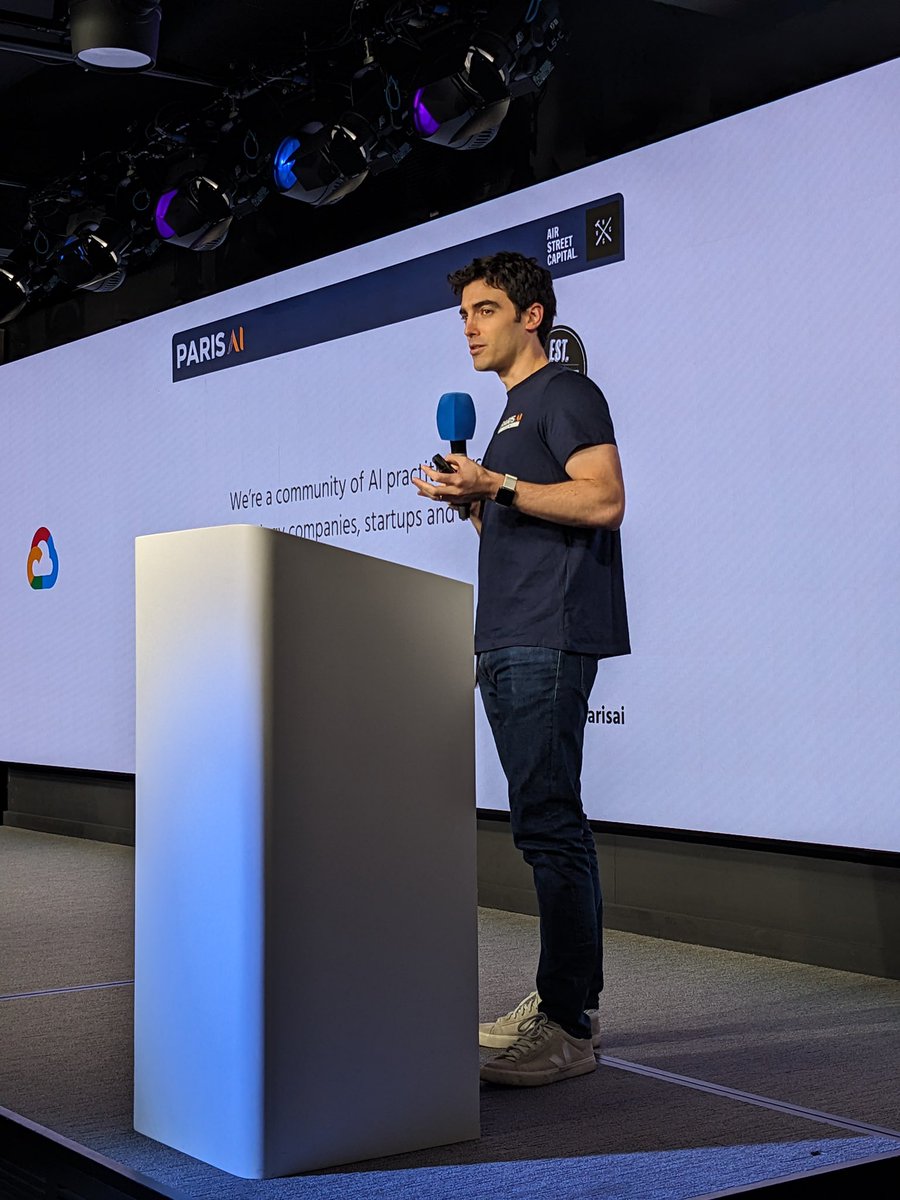 Kicking off <a href="/parisai/">ParisAI</a> with <a href="/nathanbenaich/">Nathan Benaich</a> from <a href="/airstreet/">Air Street Capital</a>