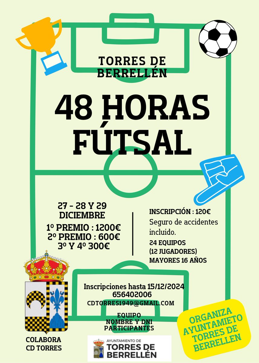 Info Maratón 48 horas 

<a href="/segundopalofs/">SEGUNDOPALOFUTSAL</a> <a href="/SportZaragoza/">Sport Zaragoza Deporte</a> <a href="/ElMarcadorArag/">El Marcador Aragonés</a> <a href="/garrapinilloscd/">CD Garrapinillos</a> <a href="/CDREMOLINOS2022/">CD REMOLINOS</a> <a href="/GolsmediaAragon/">Golsmedia Aragón</a> <a href="/futbolindoorzgz/">Fútbol Indoor ZGZ</a> <a href="/AtMonzalbarba/">Atletico Monzalbarba 🐝</a> <a href="/futbolfigue/">Ayto. Figueruelas</a> <a href="/ExeaFS/">Exea F.S.</a> <a href="/CDGallur/">C. D. Gallur</a> <a href="/deportepedrola/">Deporte de Pedrola</a> <a href="/ainzonfs/">Ainzon f.s </a> <a href="/cfepila/">CF Épila Oficial</a> <a href="/fsmonzalbarba/">A.D. La Cigüeña</a>