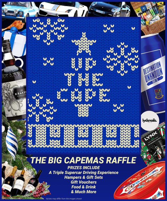 CapeRugby's tweet photo. THE BIG CAPEMAS RAFFLE #Pitchero
https://t.co/hFKCOhORc6 https://t.co/LgYkeTdill