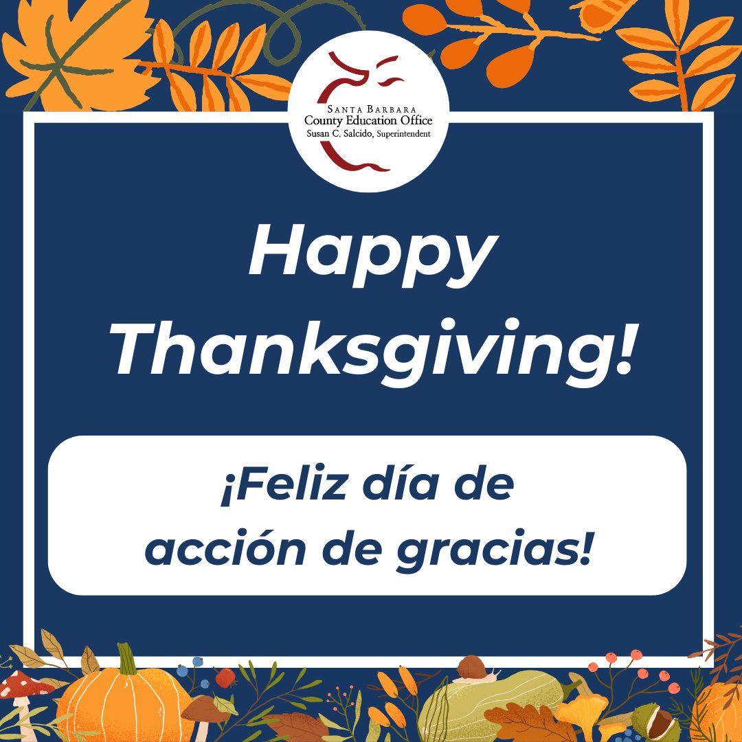 SBCEO (@sbceo) on Twitter photo The SBCEO team extends warm Thanksgiving wishes to the children, families, and educators we proudly serve.  In observance of the holiday, all SBCEO offices will be closed Thursday, Nov. 28 and Friday, Nov. 29. The SBCEO team extends warm Thanksgiving wishes to the children, families, and educators we proudly serve.  In observance of the holiday, all SBCEO offices will be closed Thursday, Nov. 28 and Friday, Nov. 29.