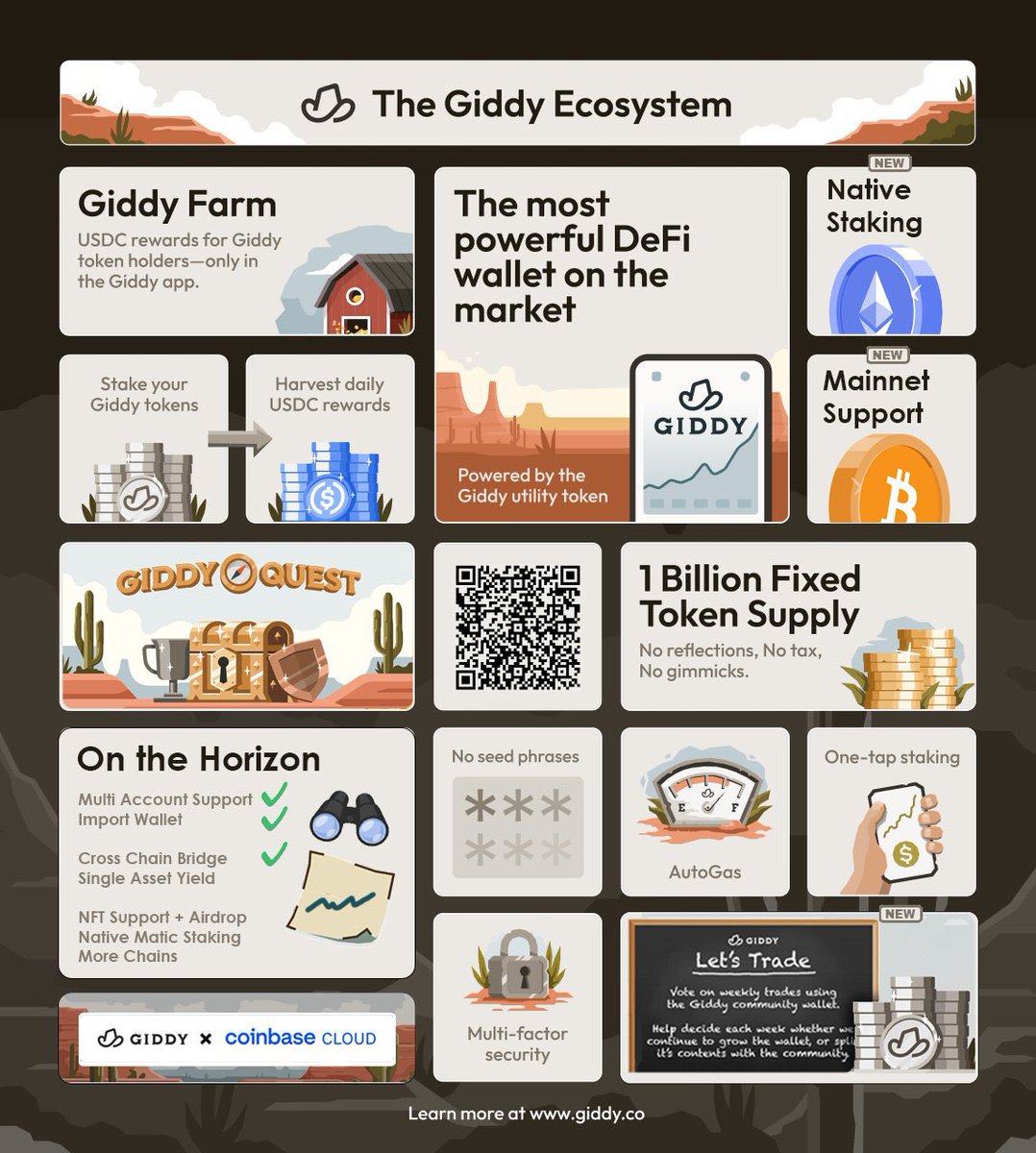 OddCrypto's tweet photo. $GIDDY is revolutionizing DeFi with easy staking, self-custody wallets, and unmatched user-friendly design. 🚀 Simplifying crypto for mass adoption while delivering serious potential. The future of DeFi is here—are you ready to GIDDY up? 🌕💎 
#GIDDY #DeFi #Crypto https://t.co/p1CnekBfXB