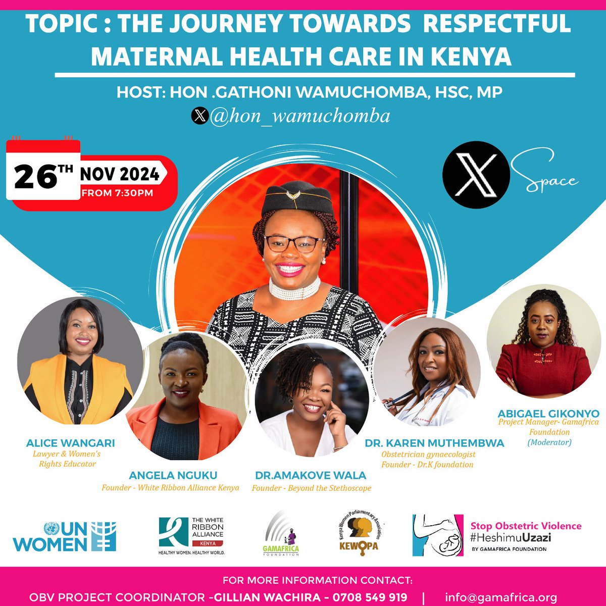 WRA_K's tweet photo. It’s time to break these barriers and ensure care that respects and dignifies every woman, regardless of ability
@StopOBVKenya  @hon_wamuchomba  @angienguku  @KEWOPA https://t.co/WdGjhJnjU1
