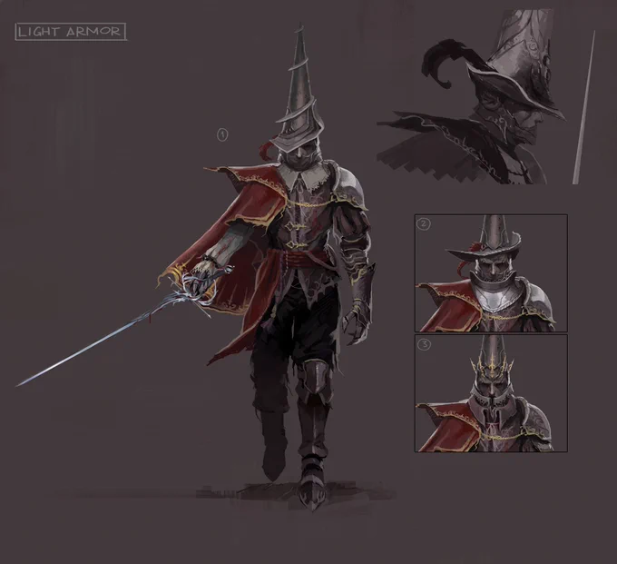 Light armor, #concept art for #blasphemous2 