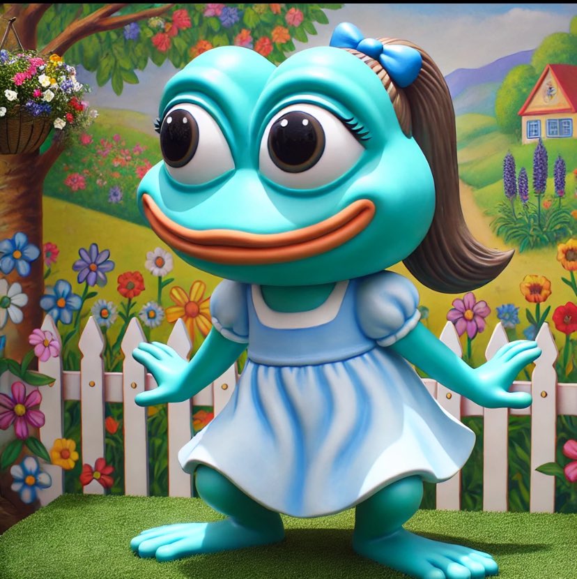 UVtrader's tweet photo. #bretty lunch on virtual
Character Name: Bretty
Age: 10 years old
Personality Traits: Cheerful, curious, and kind-hearted. She loves learning new things, making friends, and spending time in nature.
Story: Blue Pepe is a sweet little frog living in a small village with her family. Everything in nature feels like an exciting adventure to her. She enjoys picking flowers, reading books, and playing hide-and-seek with her friends. Her biggest dream is to travel the world and meet animals from different places.
Special Abilities: She has a unique talent for spreading optimism! Everyone feels happy and at peace when Blue Pepe is around.
Favorite Things: Blue flowers, the sky, rainbows after the rain, and her favorite frog hat.
https://t.co/LjqZklQwmh
