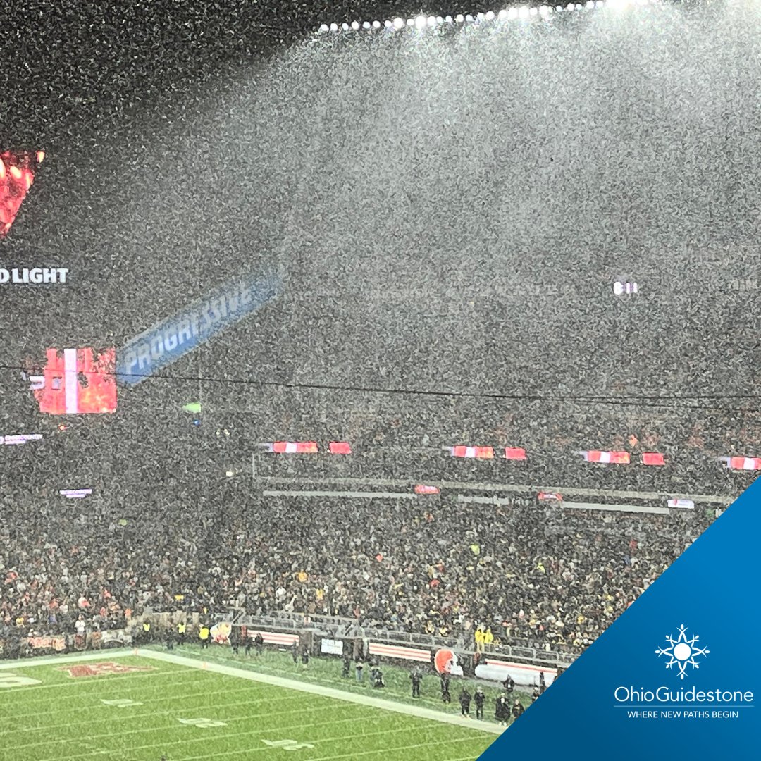 A huge CONGRATULATIONS to the recipients of our Browns/Steelers ticket raffle, who braved the snow for a night of fun and football! 🏈📢

Thanks again to our friends at <a href="/LNEGroup/">LNE Group</a>  for donating the tickets.
