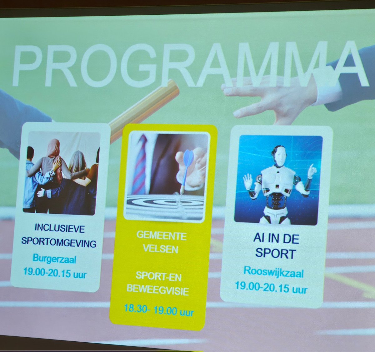 hcv90's tweet photo. Interessant Sportcafé gisteren van de @gemvelsen met workshops over  wat AI (ChatGPT) voor je vereniging kan betekenen en "Aan de slag met met een sportieve inclusieve sportomgeving". Voor HCV'90 was een belangrijk thema hoe we meer jongeren aan het sporten krijgen. #hanbal https://t.co/aGilDxgAox