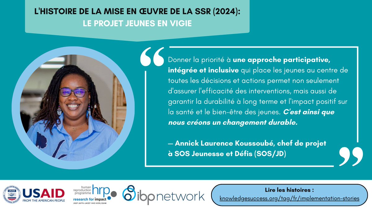 @IBP_network (@ibp_network) on Twitter photo Créer des systèmes à l'écoute. 👂
Jeunes en Vigie utilise l'audit social féministe pour combler les lacunes dans les services de SDSR pour les jeunes femmes.
Lisez leur histoire de mise en œuvre: 🔗knowledgesuccess.org/2024/11/19/rep…
<a href="/Equipop_Ong/">Equipop</a> <a href="/SOSJD_asso/">SOS Jeunesse & Défis</a> <a href="/Burcaso/">Burcaso</a> <a href="/ong_raes/">ONG RAES</a> <a href="/ONG_JED_SN/">ONG Jeunesse et Développement</a> Créer des systèmes à l'écoute. 👂
Jeunes en Vigie utilise l'audit social féministe pour combler les lacunes dans les services de SDSR pour les jeunes femmes.
Lisez leur histoire de mise en œuvre: 🔗knowledgesuccess.org/2024/11/19/rep…
<a href="/Equipop_Ong/">Equipop</a> <a href="/SOSJD_asso/">SOS Jeunesse & Défis</a> <a href="/Burcaso/">Burcaso</a> <a href="/ong_raes/">ONG RAES</a> <a href="/ONG_JED_SN/">ONG Jeunesse et Développement</a>