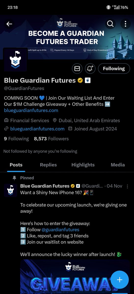 xnahrag9's tweet photo. @GuardianFutures Done✅ https://t.co/mmNsVKWlSK