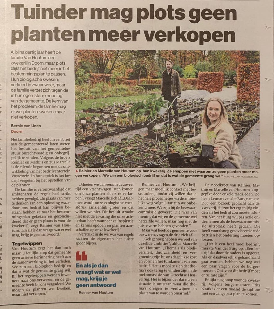 Ongelofelijk dit!! 😐 Deze fantastische biologische kwekerij moet misschien verdwijnen omdat ze niet meer in het bestemmingsplan van de gemeente passen. Help ze door het tekenen van deze petitie: petities.nl/petitions/steu… Delen is fijn!