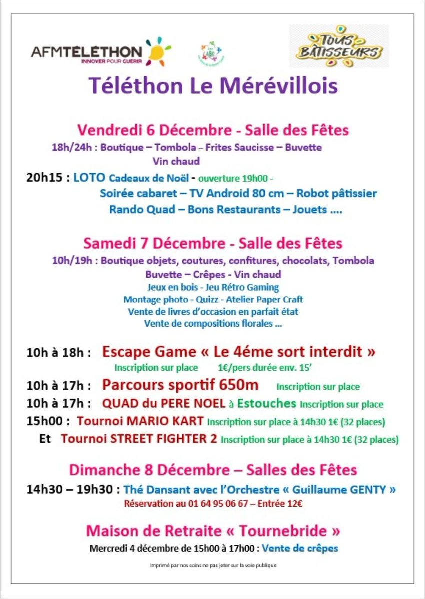 Telethon91s's tweet photo. La #coordination91s en action pour le #telethon2024 https://t.co/pQ6LR1JkeQ