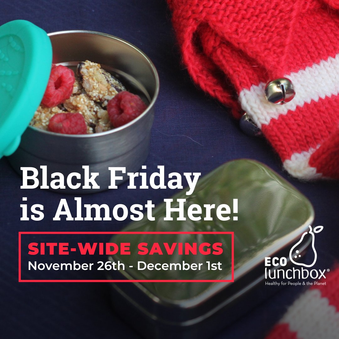 ecolunchboxes's tweet photo. Get your shopping list ready because starting Black Friday, you can enjoy 25% off eco-friendly gifts that inspire change! 

https://t.co/wTOiLXfgcF

#HappyThanksgiving #EcoFriendlyGifts #BlackFridayDeals #SustainableLiving #ECOlunchbox https://t.co/eJRwu9wngf
