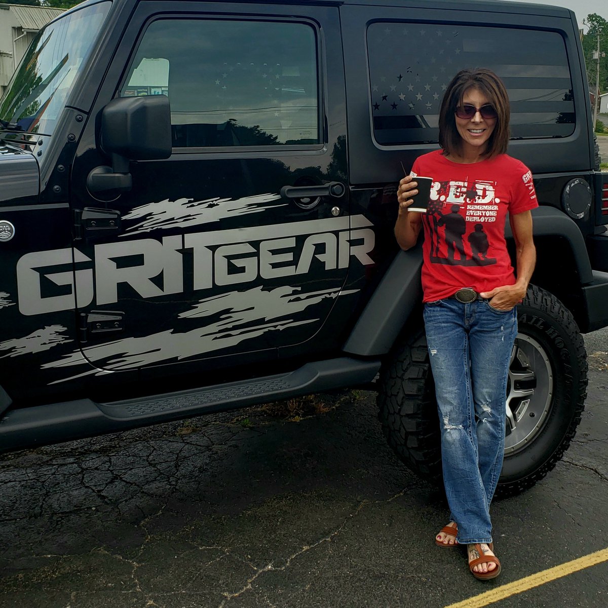 If you've ever ordered from us, then you know who this awesome person is...Sharen is in charge of all the shipping to goes out here at GRITGEAR Apparel and she personally handwrites a thank you note on every order. Just her added touch and appreciation for your support.