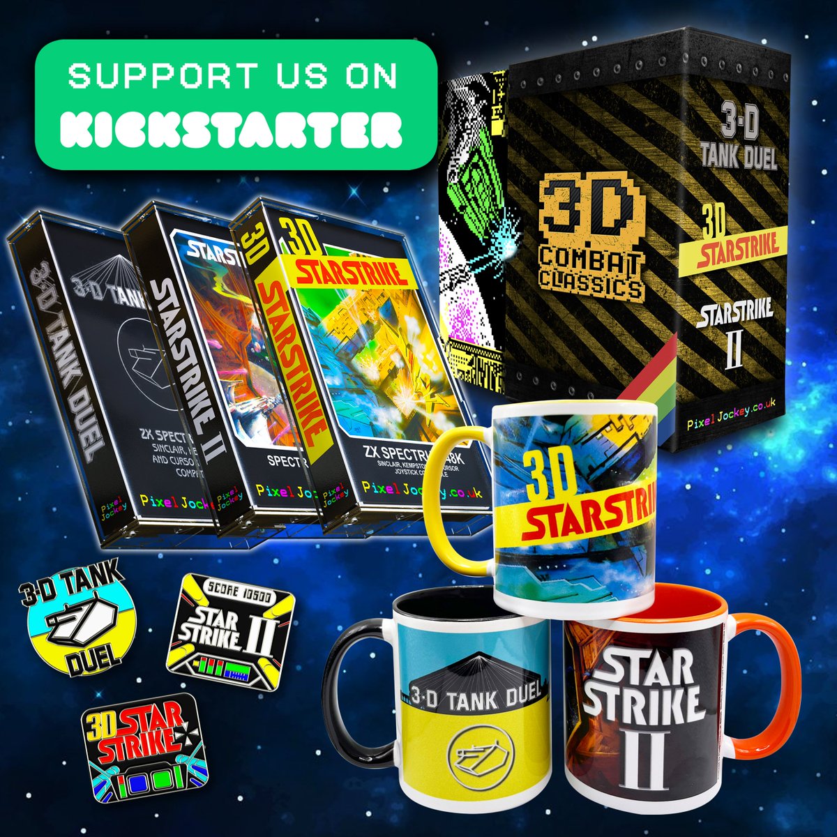 We're nearly there - tantalizing close to our minimum funding target :) pop on over to our kickstarter and help us make this a reality! 🕹️
kickstarter.com/projects/pixel…
#zxspectrum #RETROGAMING #crashmagazine