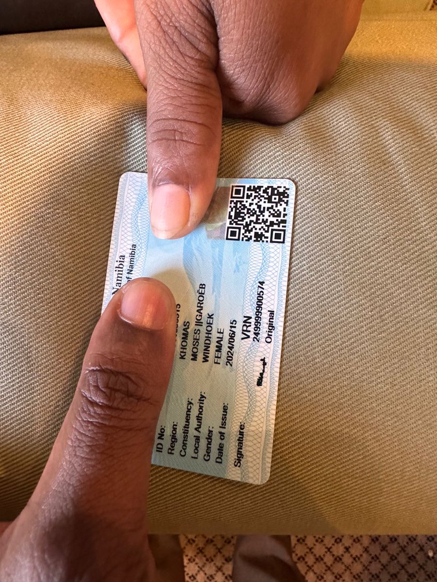 TheNamibian's tweet image. SAME CARD, DIFFERENT NUMBER … Members of the Electoral Commission of Namibia’s (ECN) political representative committee discovered two cards for the same person with different voter registration numbers.