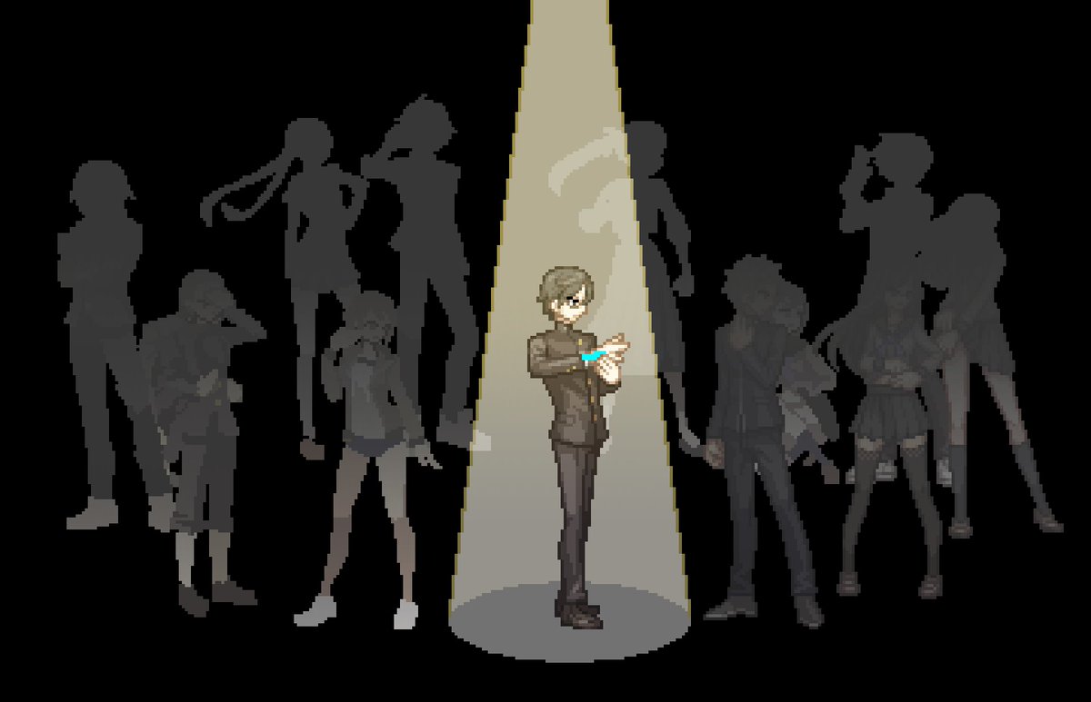 고우토 렌야 #pixelart #ドット絵 #十三機兵防衛圏