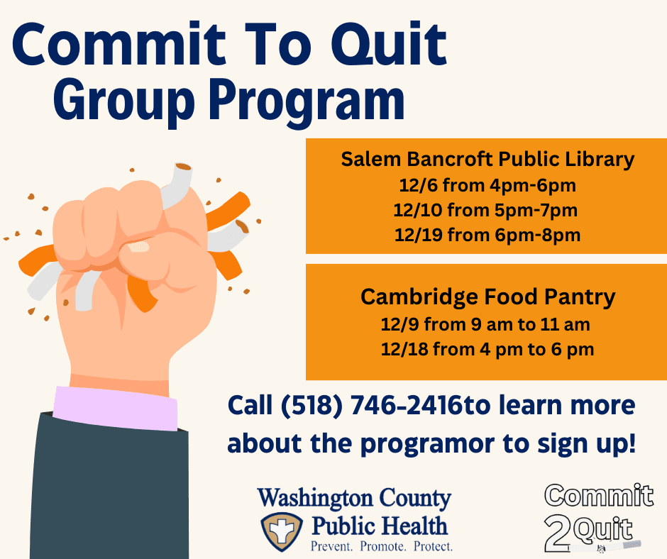 WashingtonCoPH's tweet photo. Commit 2 Quit to Host Interest Meeting for Tobacco Cessation Support https://t.co/l0RrEqtVsg https://t.co/mpR1aEUkP6