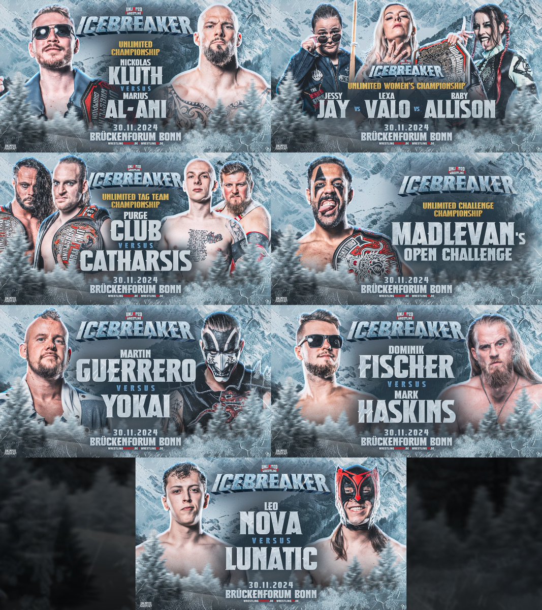 Rache ist ein Gericht, das man am besten eiskalt serviert...

Am 30.11. steigt ICEBREAKER in #Bonn! Sichere Dir jetzt noch schnell Tickets oder bestell' ab Donnerstag den PPV!

🎟️wrestlingtickets.de
📺wrestlingtv.de