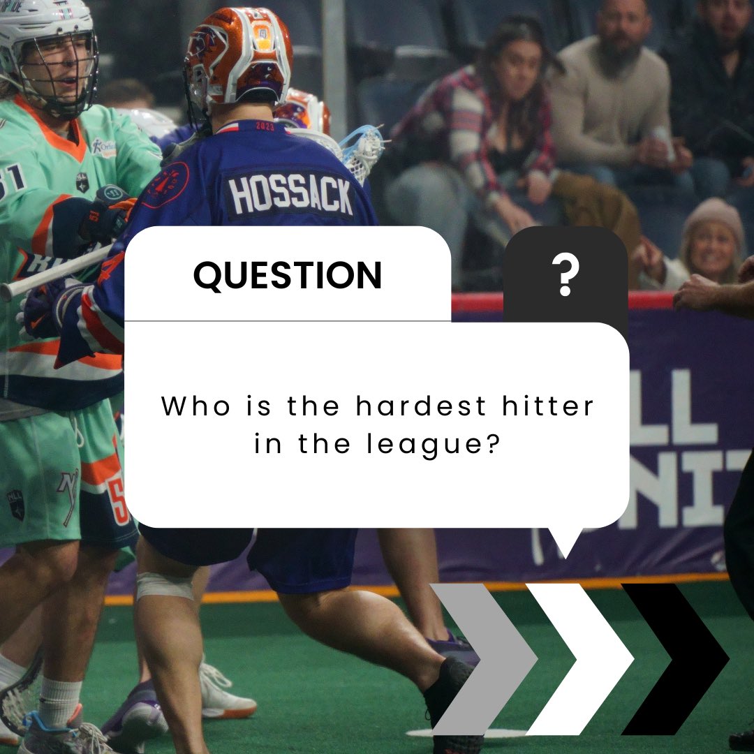 NLLPA's tweet photo. We asked NLL players, ‘Who is the hardest hitter in the league?’

Check the link in our bio to see a full break down of this years NLL Player Poll. 

*Results only show the top 6

#NLLPA #NLL #PlayerPoll #Lacrosse https://t.co/9UgxpETet3