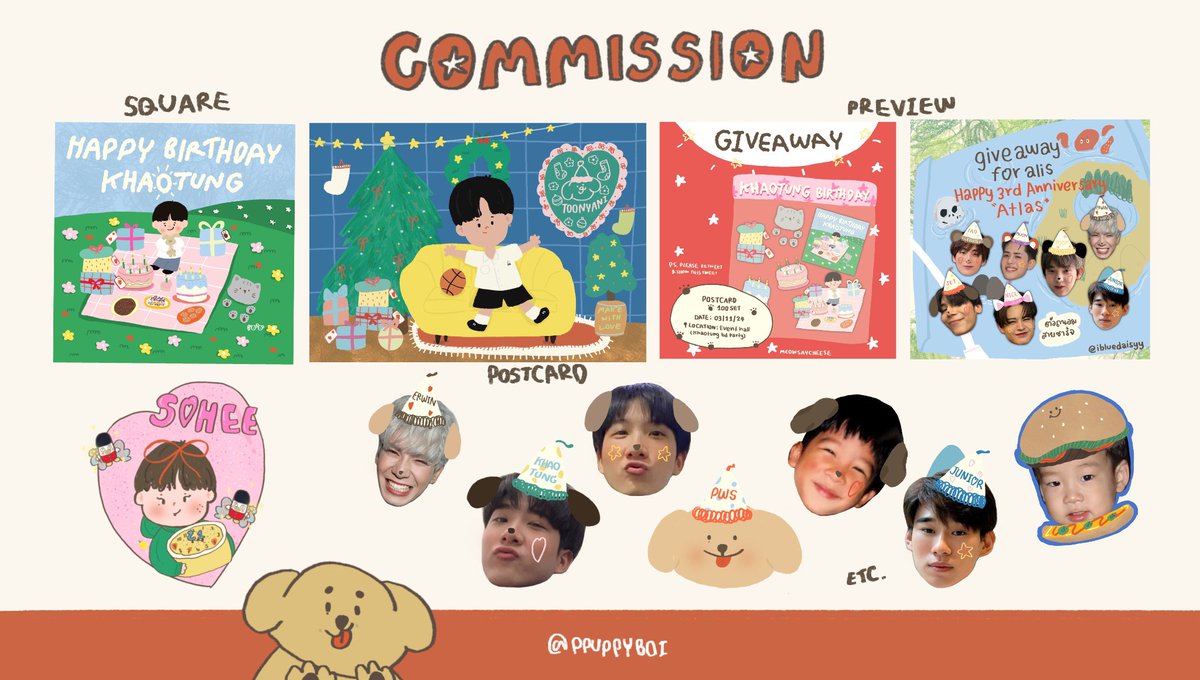 ppuppyboi's tweet photo. กลับมาแว้ว อยากทำงานนนขอทำงาน 🦦🍀 

#commissionth #รับออกแบบ #รับออกแบบของแจก #รับออกแบบgiveaway #รับออกแบบลายน้ำ https://t.co/noPDp58igo