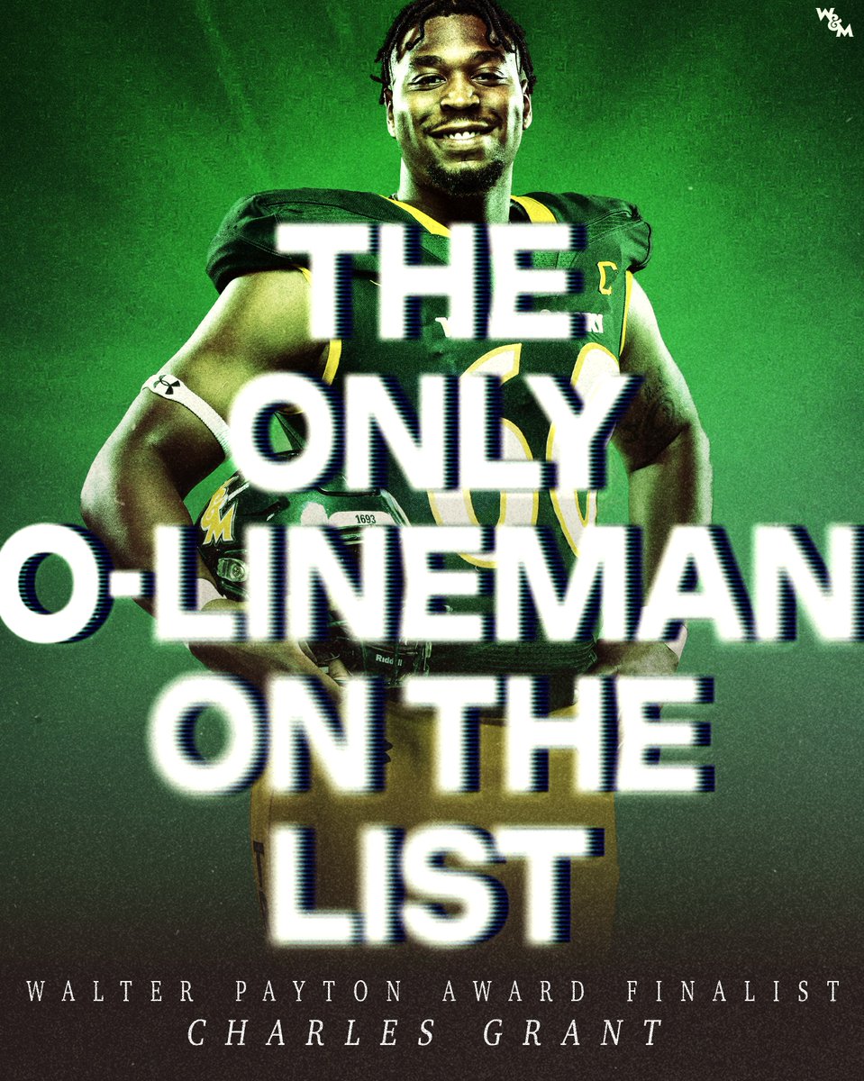 William & Mary Tribe Football (@wmtribefootball) on Twitter photo ๐จ ๐๐๐ฒ๐ญ๐จ๐ง ๐๐ฐ๐๐ซ๐ ๐
๐ข๐ง๐๐ฅ๐ข๐ฌ๐ญ ๐จ
โก๏ธ <a href="/CharlesGrant51/">Charles Grant</a>
๐ฐ go.wm.edu/fLCdnv
๐ tinyurl.com/25984684
#GoTribe ๐จ ๐๐๐ฒ๐ญ๐จ๐ง ๐๐ฐ๐๐ซ๐ ๐
๐ข๐ง๐๐ฅ๐ข๐ฌ๐ญ ๐จ
โก๏ธ <a href="/CharlesGrant51/">Charles Grant</a>
๐ฐ go.wm.edu/fLCdnv
๐ tinyurl.com/25984684
#GoTribe