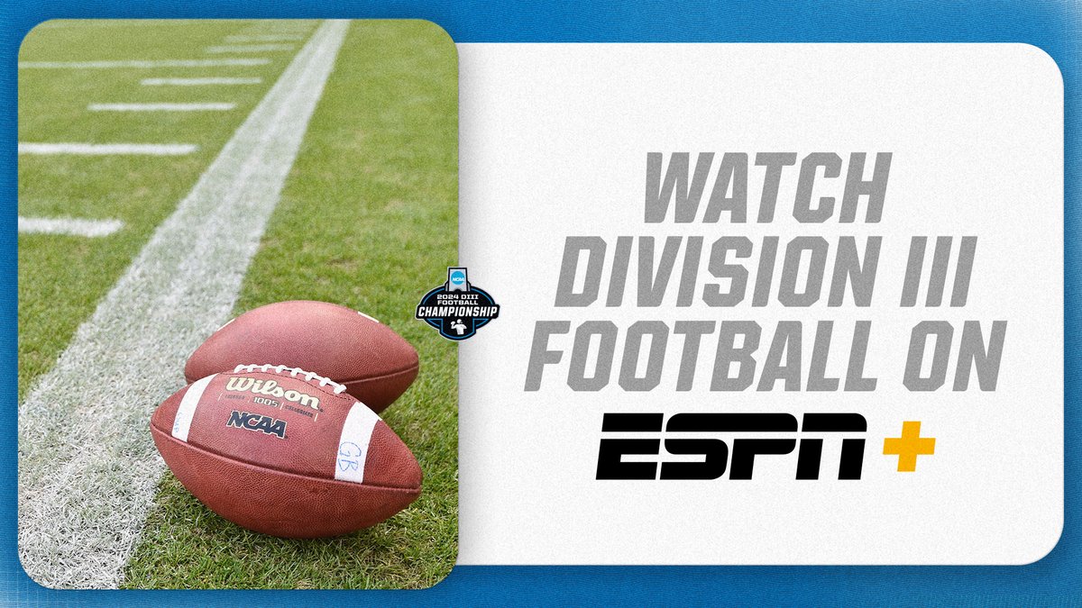 Attention Wartburg Football fans🚨

A reminder that Saturday's Second Round NCAA Playoff game will be televised on ESPN+. Kickoff will be at noon (central). 

📺:  es.pn/4g1t6cG

#D3fb