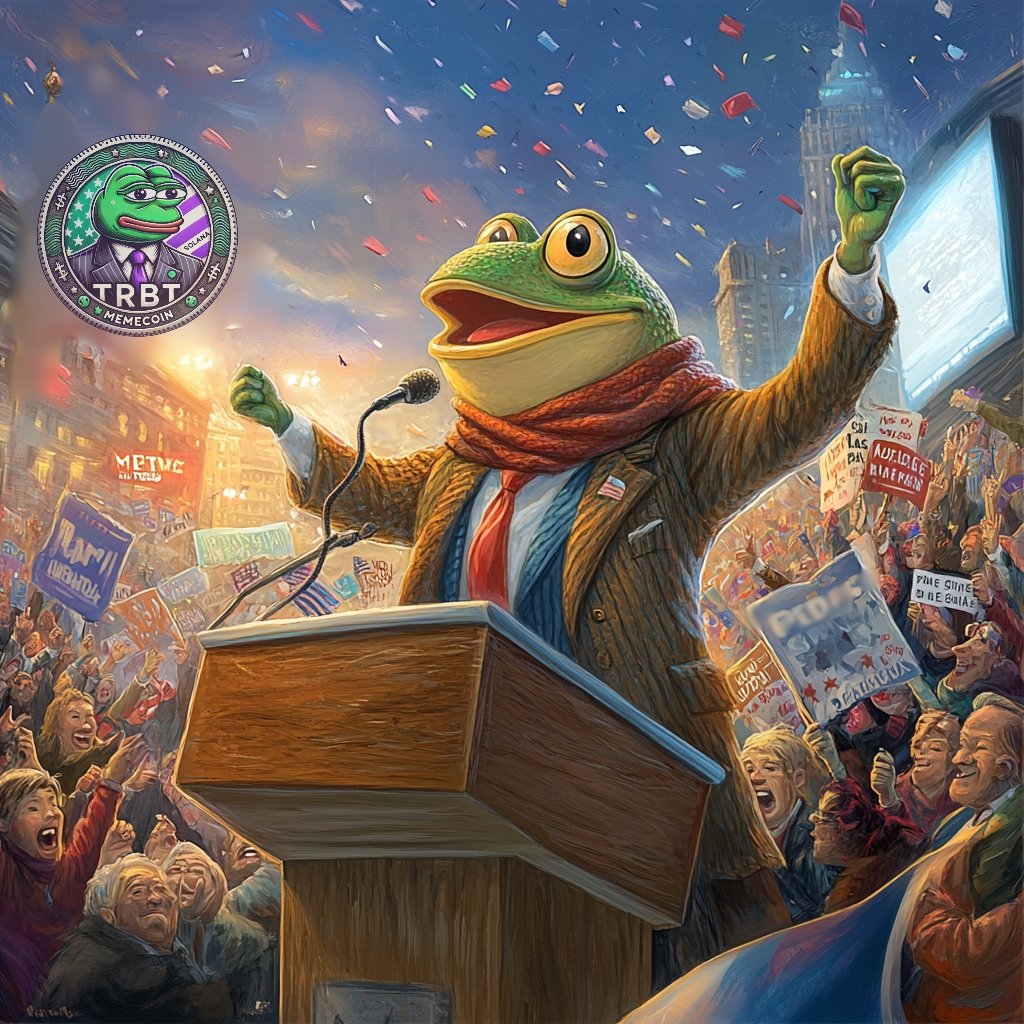 Hey TRBTers 🐸🔥 
The journey may be rough, but winners never quit! 
Let’s unite, rally, and make $TRBT stronger than ever. 🌕 
Your belief matters!