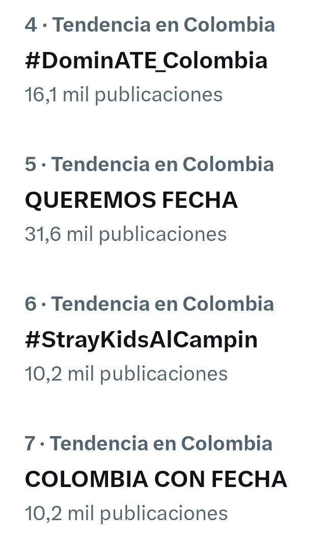Que bonito se ve, lo reiteró 🙂‍↕️

QUEREMOS FECHA
COLOMBIA CON FECHA
#DominATE_Colombia
#StrayKidsAlCampin
<a href="/OcesaColombia/">Ocesa Colombia</a> <a href="/paramo_presenta/">Páramo Presenta</a>
<a href="/moveconcertsco/">Move Concerts Colombia</a> <a href="/LiveNation/">Live Nation</a>
<a href="/LiveNationKpop/">Live Nation Kpop</a> <a href="/JWHYPESS/">JYPNATION AUTOBASE</a>