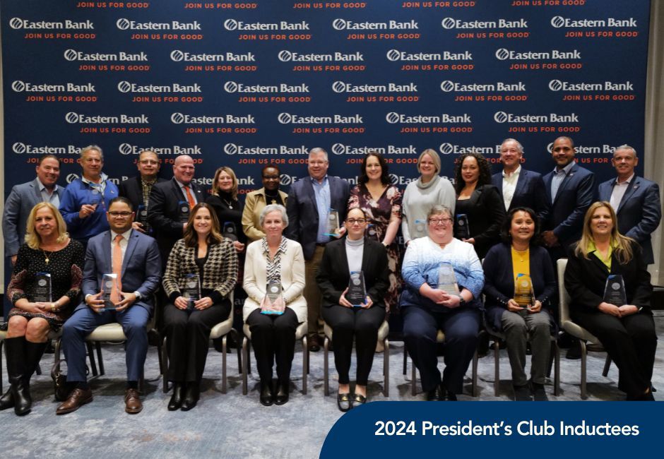 easternbank's tweet photo. An great evening at this year’s company-wide management meeting! ✨ Highlights included welcoming new members into the President’s Club &amp; an inspiring conversation with Paralympian @FemitaAyanbeku. Grateful for the camaraderie that make these moments so special. #JoinUsForGood https://t.co/20pktxS6Qa