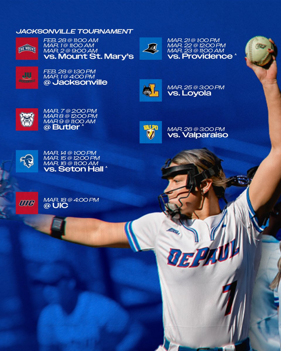 DePaul Softball tweet media