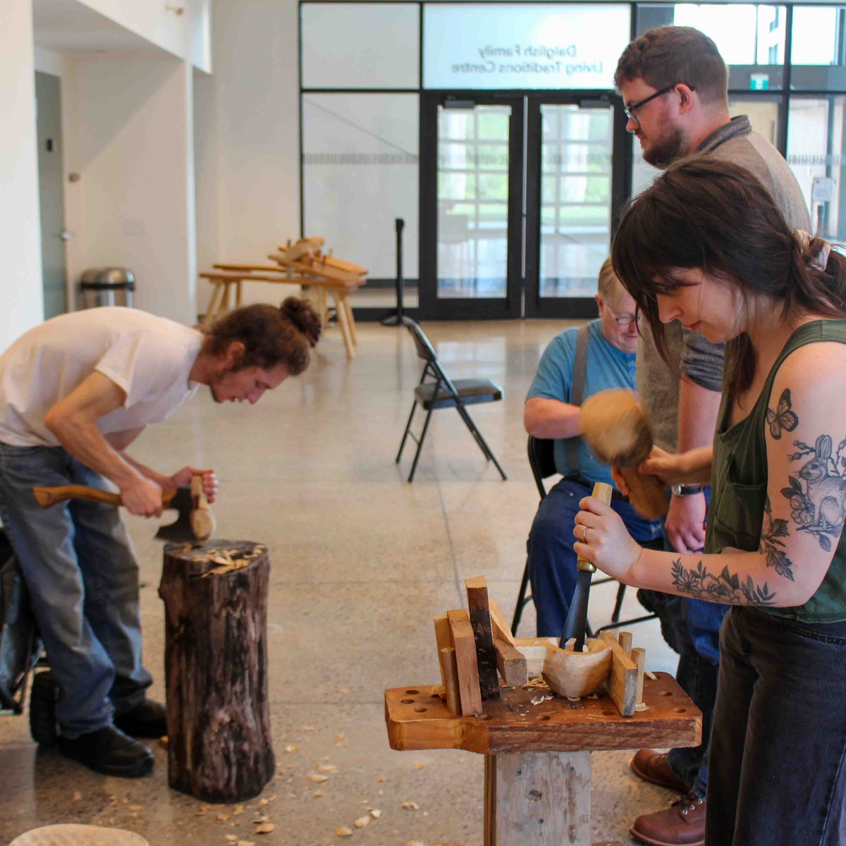 CndnCanoeMuseum's tweet photo. As we plan for our 2025 workshops, we have been reflecting on how amazing this year's workshops have been.

Our wooden cup carving workshop, with instructor John Wager, offered participants hands-on experience in crafting their own wooden cups. 🪵

#CarvingWorkshop #WoodCarving https://t.co/n9NKTkr3kp