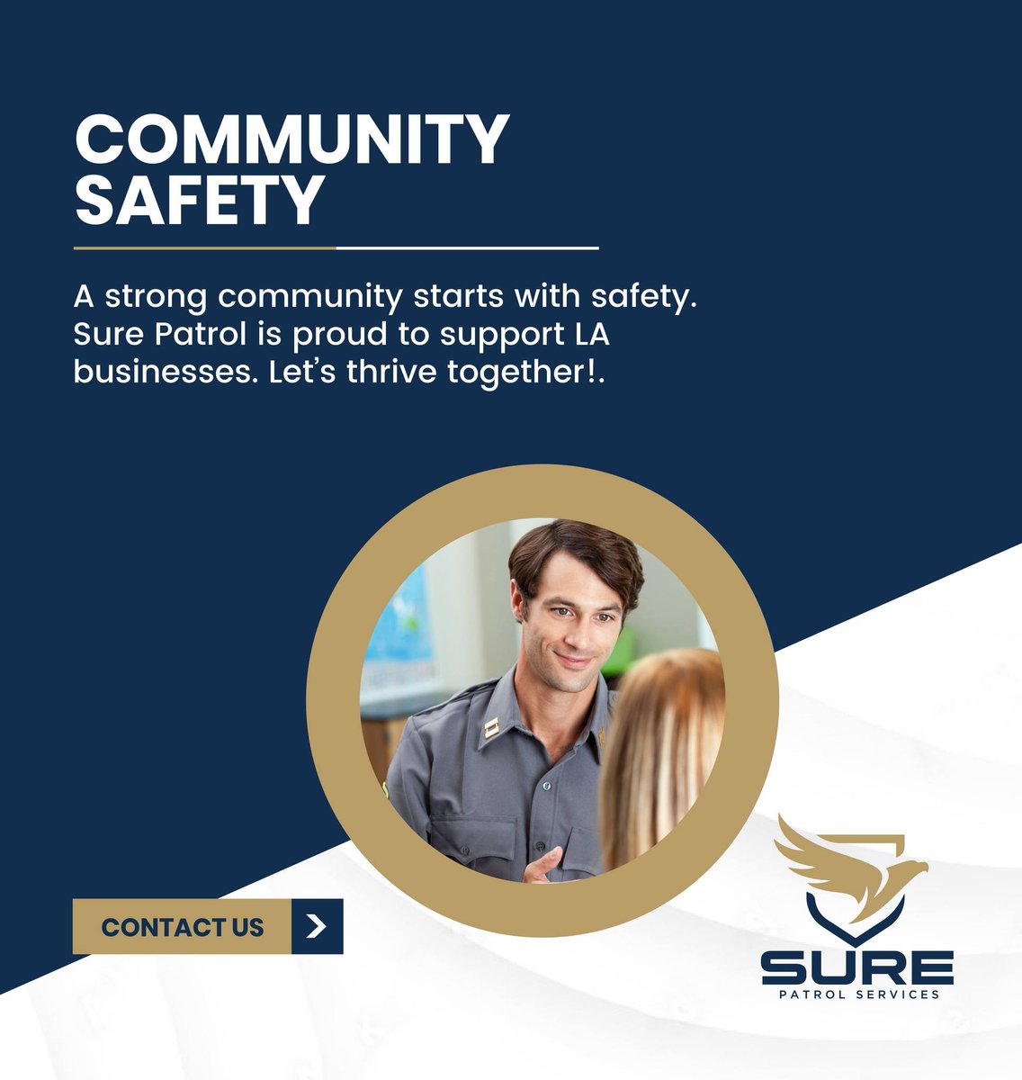 SurePatrols's tweet photo. Your business deserves top-tier security. Sure Patrol is here to keep LA safe and thriving. Let’s work together—reach out today!
#BusinessSecurity #lasafety #surepatrol https://t.co/Q89hpDO2k4
