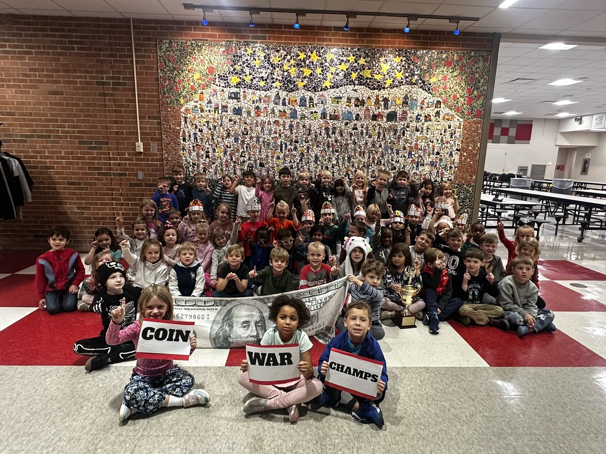 🎉 Congratulations to our Kindergarteners for winning this year’s annual Coin Wars! 🏆 Their hard work and enthusiasm helped support <a href="/9UnitedLeaders/">9United</a> , making a meaningful impact in our community. A huge thank you to everyone who participated and showed such incredible generosity!