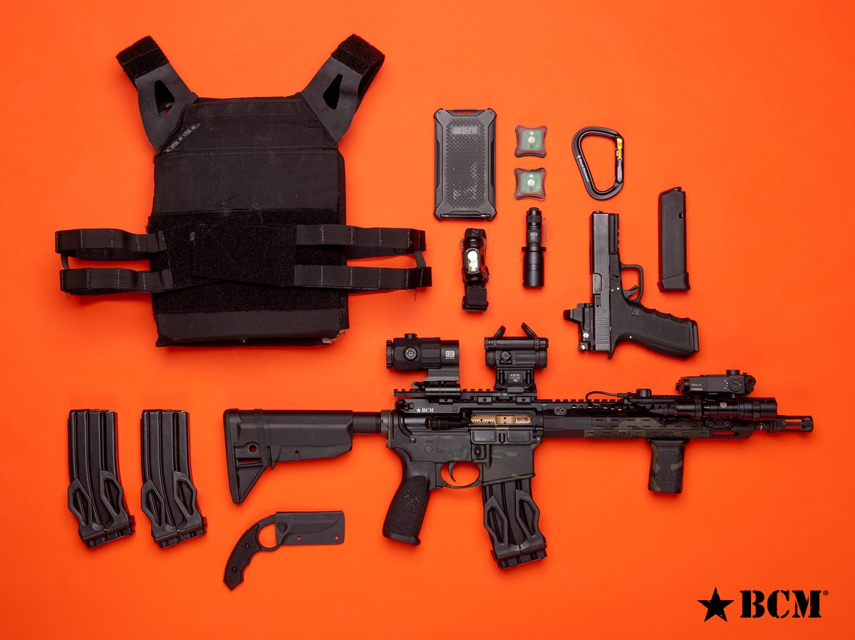 RECCE-14, A/T Risers and mounts, New Mod 4 Pistol Grip.  @jackcarrusa , HSP SureFire flash light, <a href="/haleystrategic/">Haley Strategic</a> <a href="/SureFireLLC/">SureFire</a> , Regiment Blades G10