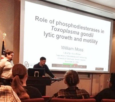 Congratulations to Dr. Will Moss (left) for successfully defending his PhD! He’s my first student to reach this milestone. Fun fact, I stood in that same spot 11 years ago when I defended.
