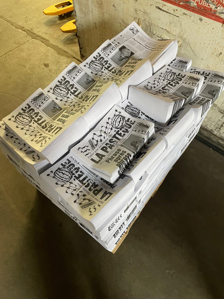 ShedPublishing's tweet photo. La pastèque : journal anticolonial gratuit, composé avec une cinquantaine de maisons d'éditions indépendantes francophones en soutien aux https://t.co/KvC7icdYyo et à nos confrères/soeurs du champ du livre à Gaza et au Liban -> sortie le 29/11/24 https://t.co/S0ytFVrQJx
