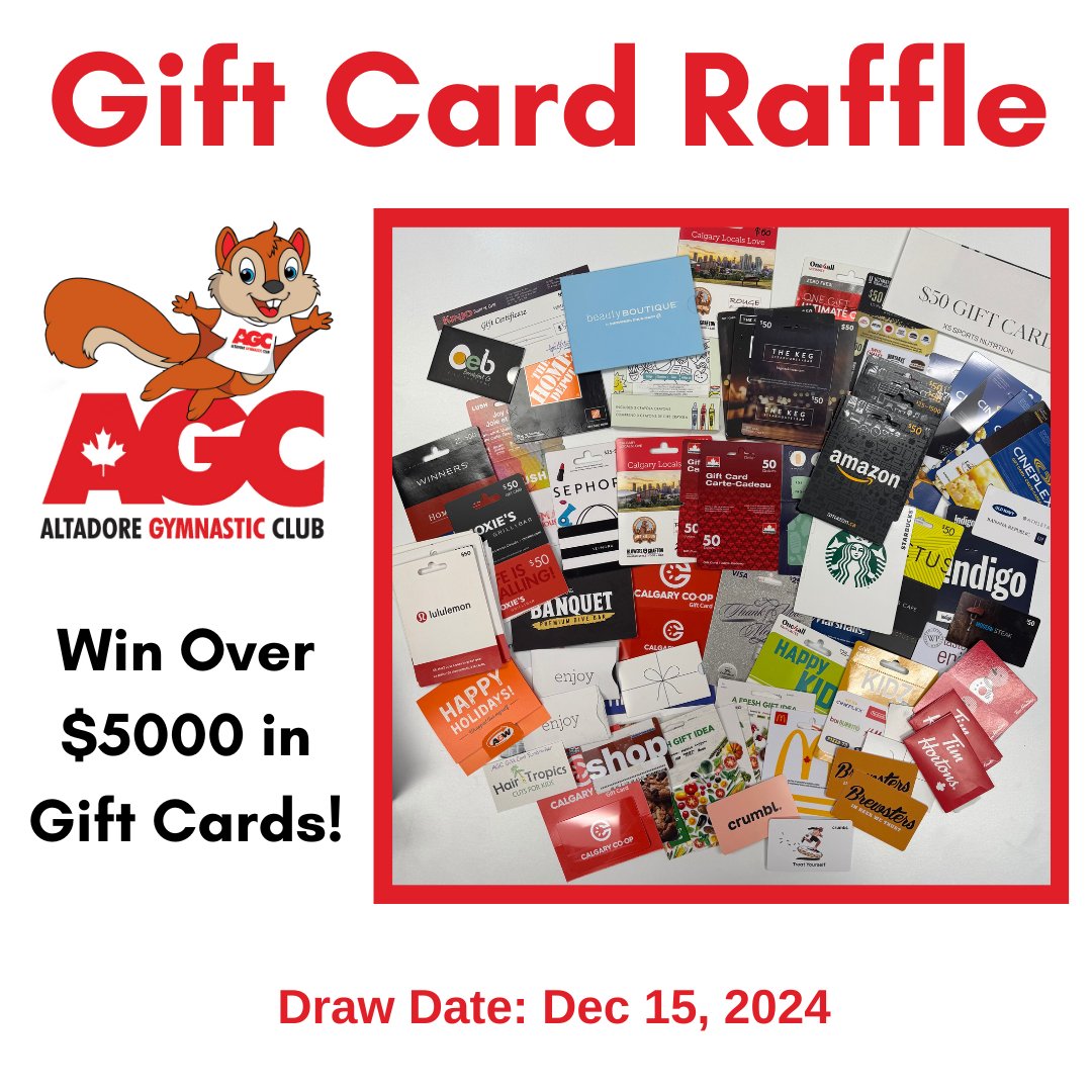 AltadoreGymYYC's tweet photo. 🎉Hey #yyc - Don’t Miss Out! 🎉
We're giving away over $5000 in gift cards—yes, you read that right!
✨ Draw Date: December 15
✨ Get Your Tickets Now for a chance to win big just in time for the holidays!
🔗 https://t.co/y9ywZB0FOU

For Alberta residents over 18 only. https://t.co/1rcuAzmrym