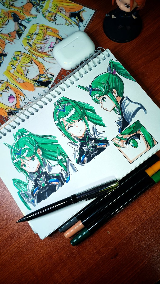 Pneuma Sketches ✨️💚
#XenobladeChronicles2