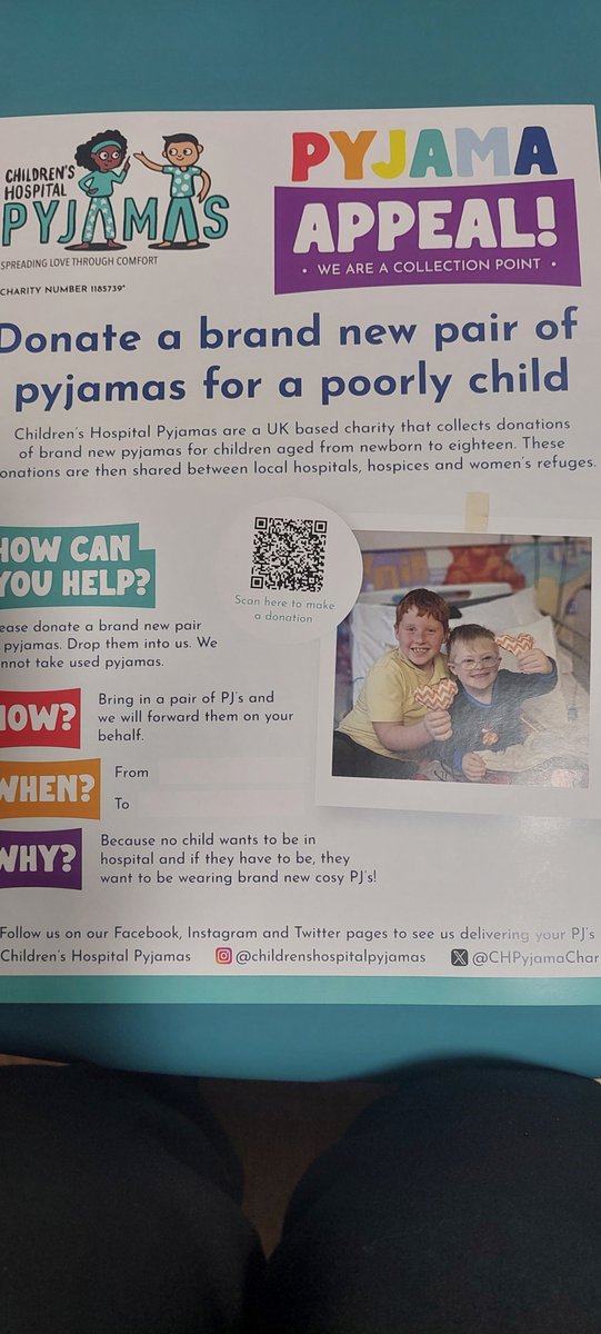 A huge thank you again to @CHPjyamaCharity for their very kind donation to Rainbow ward of many beautiful pyjamas and hearts to give out to our BCYP in paediatrics. We are very grateful and look forward to giving these out especially over Christmas. #kindness#paedsrocks 😊🌈🌟