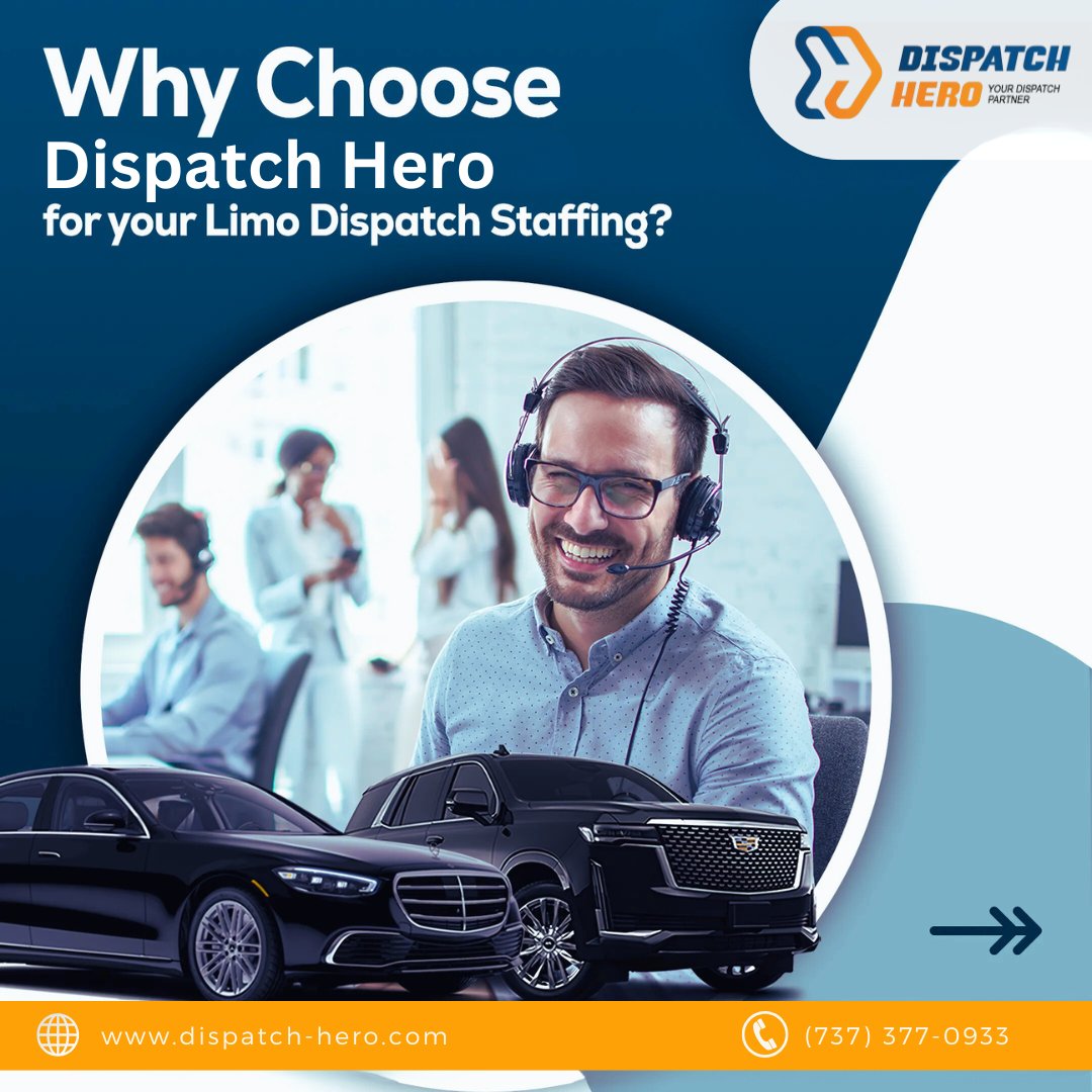 dispatch_hero's tweet image. Running a top-tier limo service requires flawless scheduling, chauffeur coordination, and timely client experiences. With Dispatch Hero, you’ll have a team of skilled dispatch professionals ensuring smooth and stress-free operations.

#LimoService #DispatchExperts #limodispatch