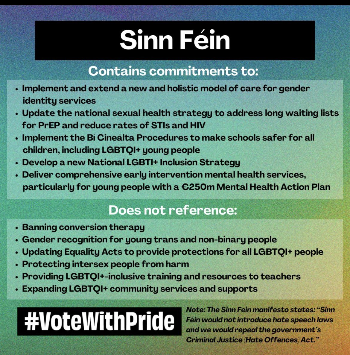 adamlong80's tweet photo. The @nxfie and our partners in the 🏳️‍🌈 sector have prepared a voter guide ahead of Friday’s #GE24 comparing the Manifesto commitments of each  party against our own Manifesto asks. 

#VoteWithPride on Friday. 

Forwards. Not Backwards. #GE2024 https://t.co/hYZmy7k10z