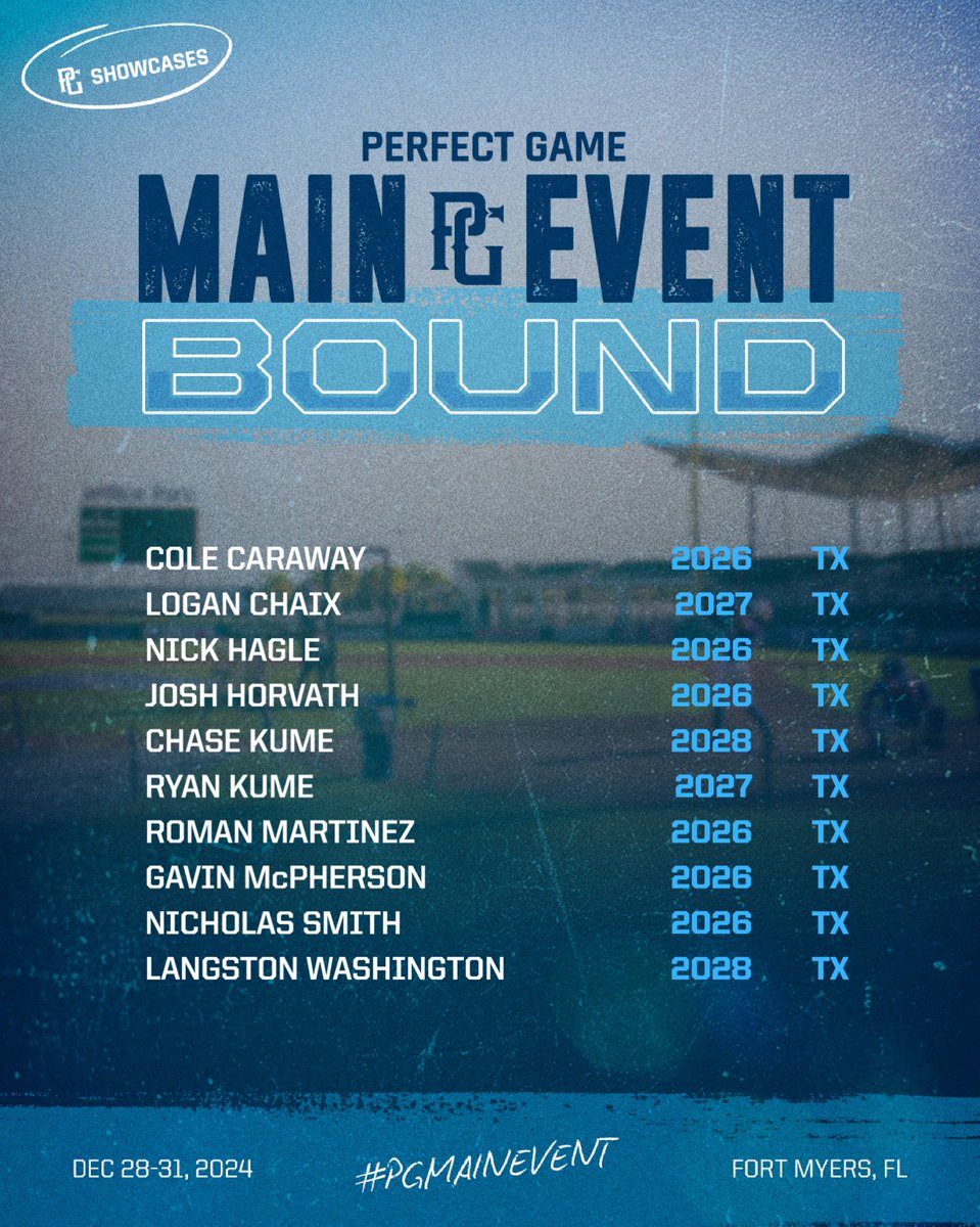 Signed up for the biggest showcase of the year. ✅

More Info 📆: bit.ly/3ZrcfuB // #PGMainEvent