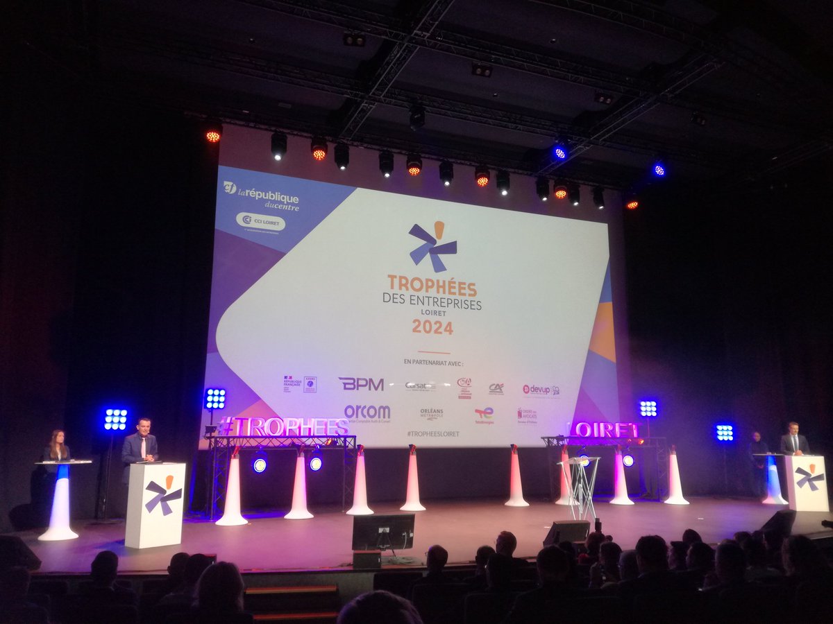 #EnDirect de l’auditorium de CO’Met à #Orléans 
🚀 Top départ de la soirée des Trophées des Entreprises du #Loiret 2024

✨ <a href="/CarsatCVL/">Carsat Centre-Val de Loire</a> est fière d’être, pour la 2ème année, partenaire de ce bel événement organisé par <a href="/larep_fr/">La République du Centre</a> <a href="/CentreFrance/">Groupe Centre France</a>