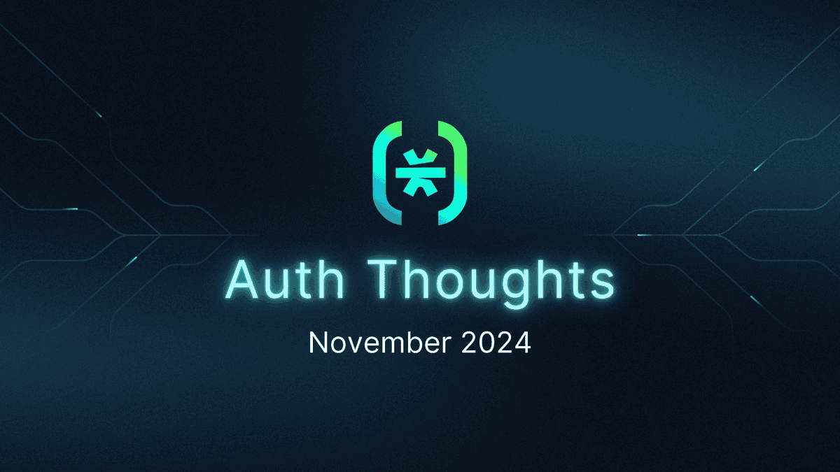 descopeinc's tweet image. In this month&apos;s Auth Thoughts, we cover:

👆 Google One Tap
🎭 Tracking anonymous users
📚 Guidance on storing #JWTs and handling them after logout

Read on for your regular roundup from the world of #identity and #authentication 👇

🔗: linkedin.com/pulse/google-o…