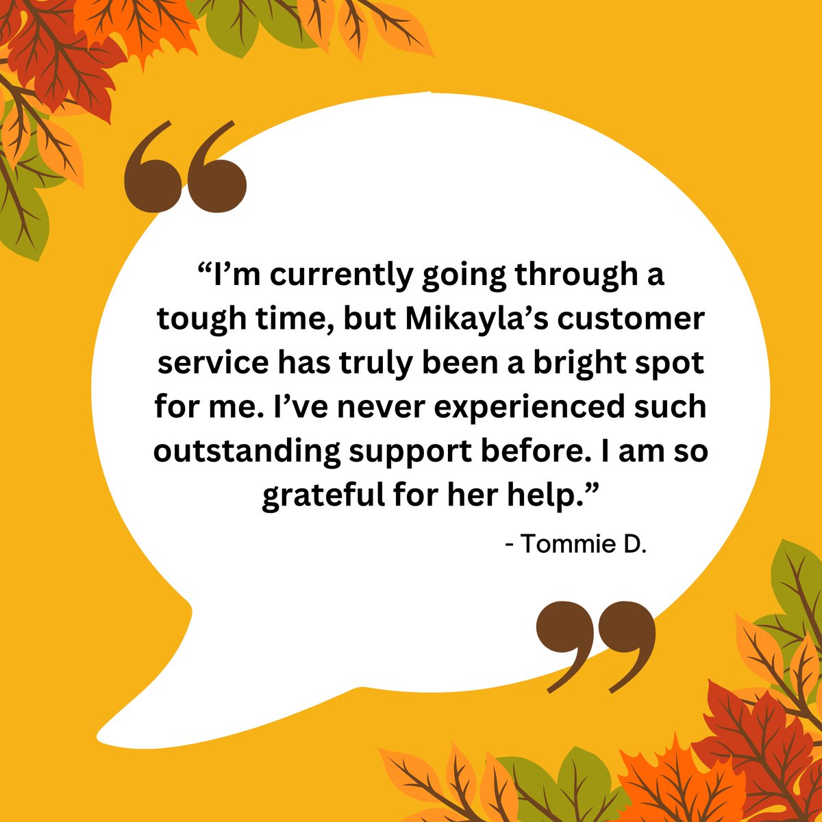 BeneLynk's tweet photo. 🍁  Happy Testimonial Tuesday! 🍁

When times get tough, a little help can make a big difference! This month, we’re spotlighting a heartfelt testimonial for Mikayla, who made a meaningful difference for a member facing food insecurity. #MemberTestimonial #TestimonialTuesday #HRSN https://t.co/RwFZaiw0mi