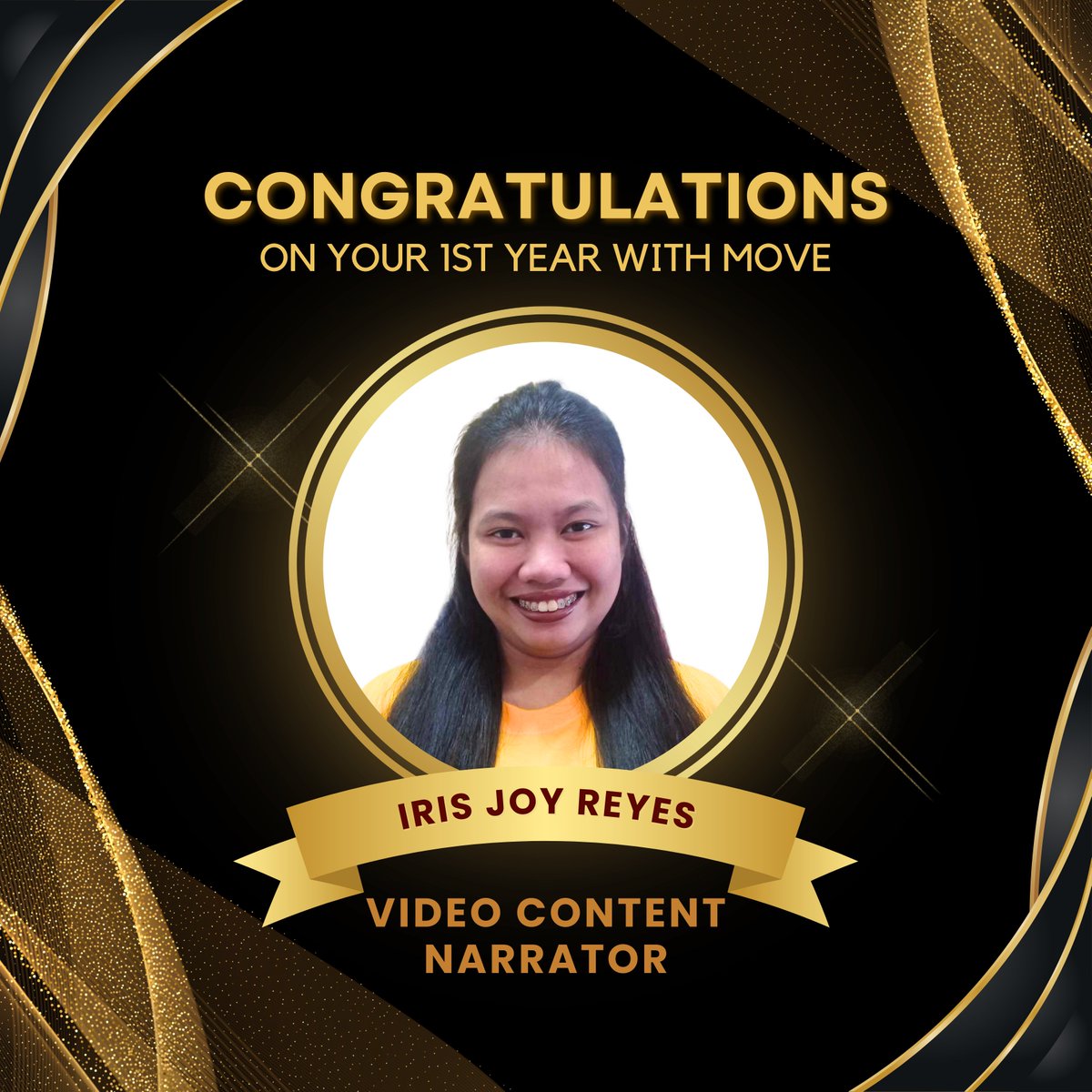 moveyourbiz's tweet photo. Happy 1st MOVErsary to Iris Joy! 🎉

Iris has spent the past year bringing stories to life as MOVE’s talented Video Content Narrator. Her voice has added depth and emotion to our content, making every video more impactful and engaging.  🥳🎥 https://t.co/BiqoL0LIJI